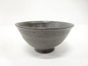 作家物　灰釉　茶碗(保護箱付)